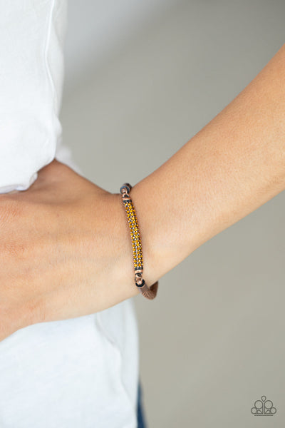 Fearlessly Unfiltered - Copper Paparazzi Bracelet