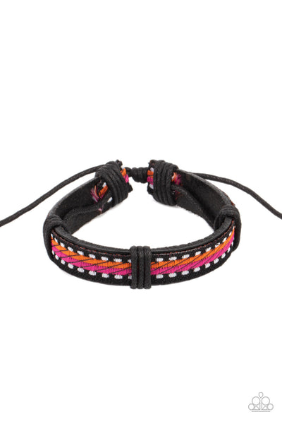 Forging a Trail - Orange Paparazzi Urban Bracelet