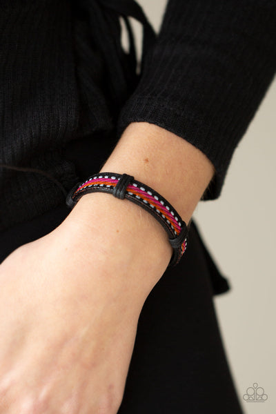 Forging a Trail - Orange Paparazzi Urban Bracelet