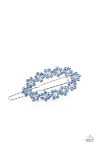 Gorgeously Garden Party - Blue Paparazzi Hair Accessories (#3335)