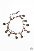 Gypsy Glee - Copper Paparazzi Bracelet (PZ-3238)