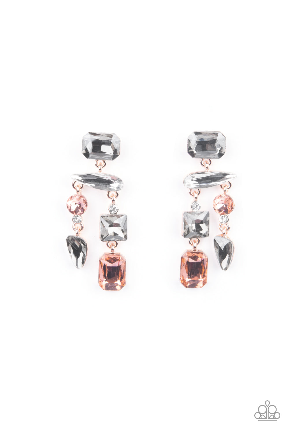 Hazard Pay - Multi Paparazzi Earrings (PZ-3197)