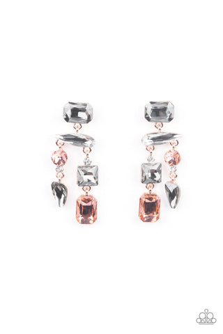 Hazard Pay - Multi Paparazzi Earrings