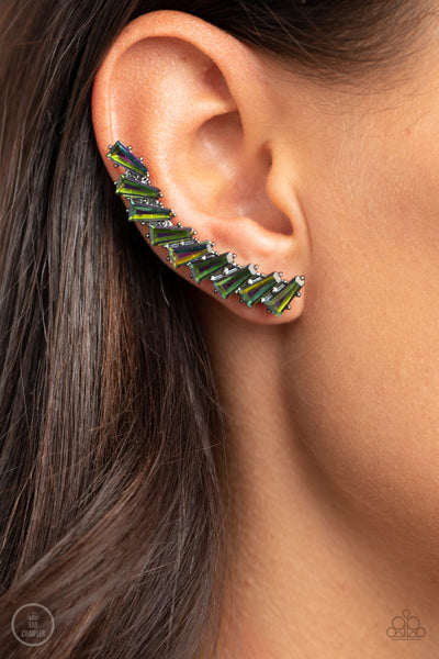 I Think ICE Can - Multi Paparazzi Ear Crawler Earrings (PZ-5771)