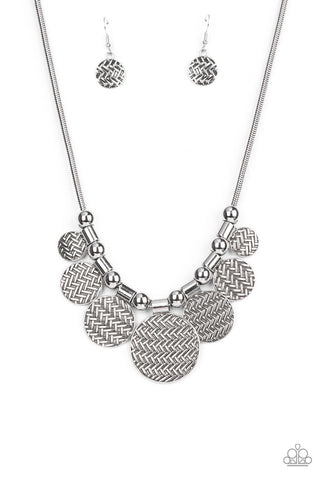 Indigenously Urban - Silver Paparazzi Necklace (#4297)