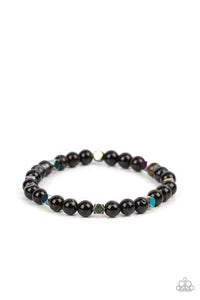 Interstellar Solitude - Black Paparazzi Bracelet (#4368)