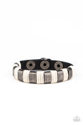 Just Ride - Black-Paparazzi Bracelet (UB125)