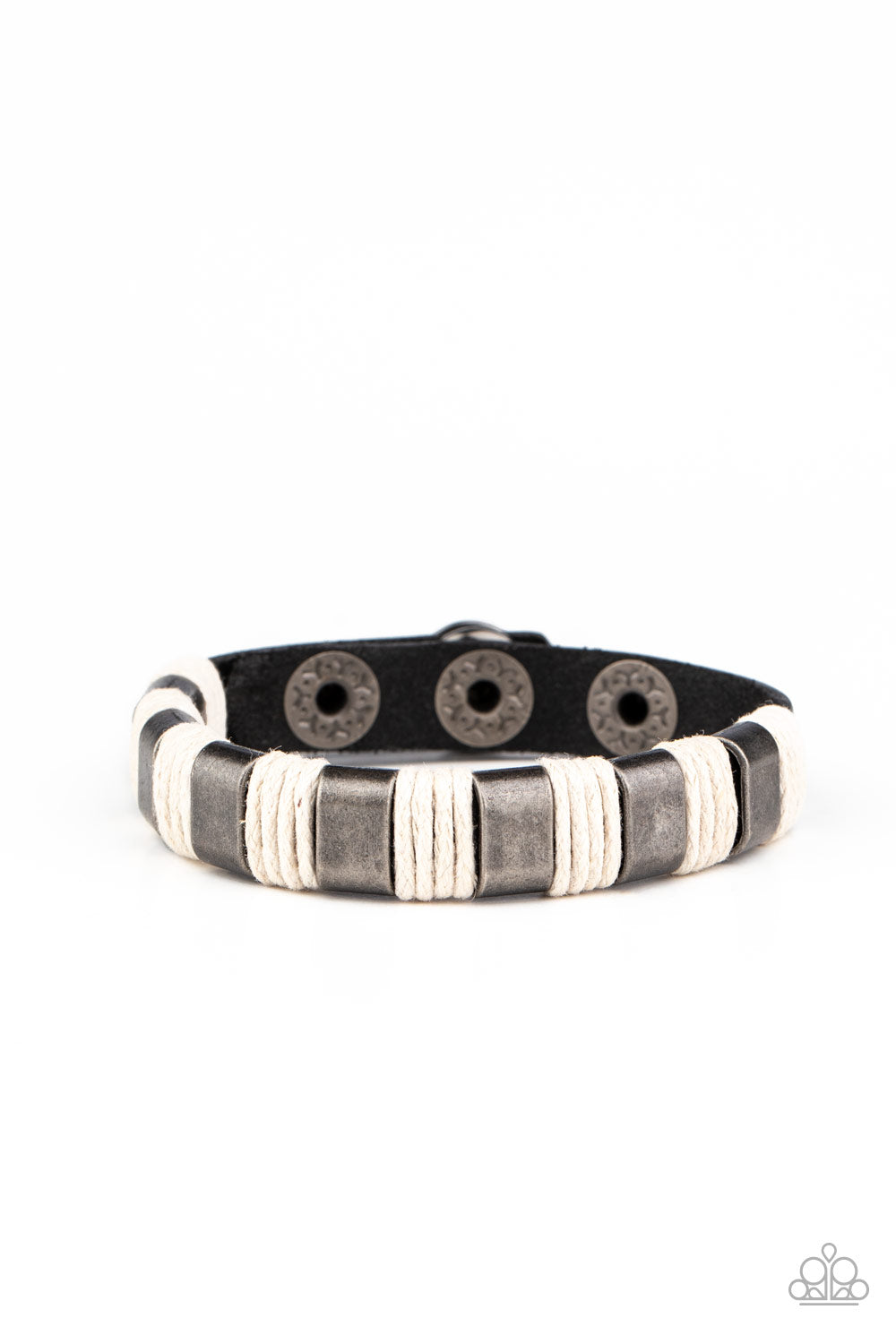Just Ride - Black-Paparazzi Bracelet (UB125)