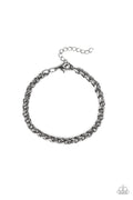 Knocked It Out Of The Park - Black Paparazzi Men's Bracelet (#2279)