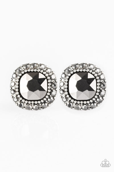 Latest Luxury - Silver-Paparazzi Earrings (#1313)