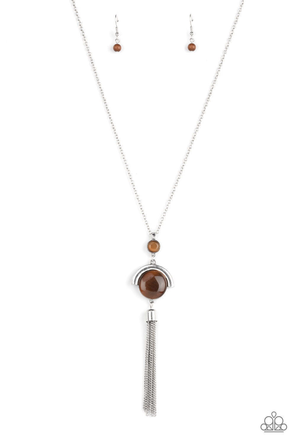 Lavishly Lucid - Brown Paparazzi Necklace (#4205)