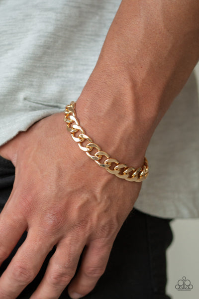 Leader Board - Gold Paparazzi Bracelet