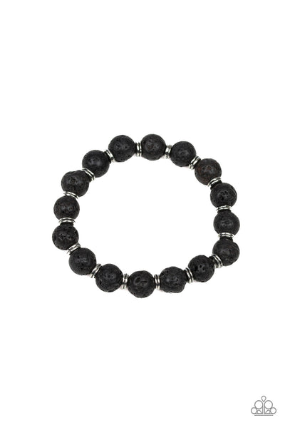Luck - Black-Paparazzi Bracelet