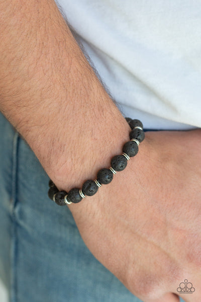 Luck - Black-Paparazzi Bracelet