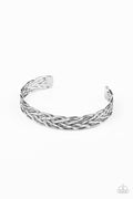 Magnetic Maven - Silver Paparazzi Men's Bracelet