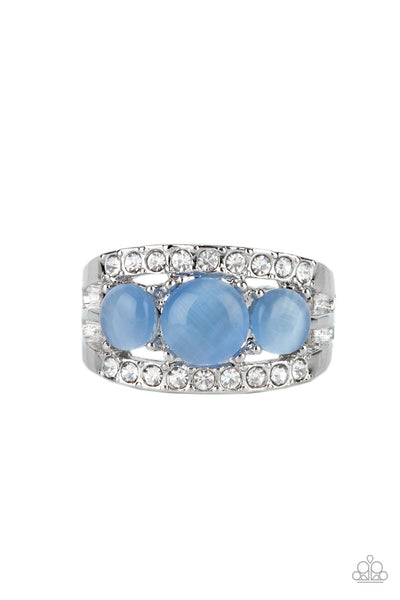 Majestically Mythic - Blue Paparazzi Ring (R123)