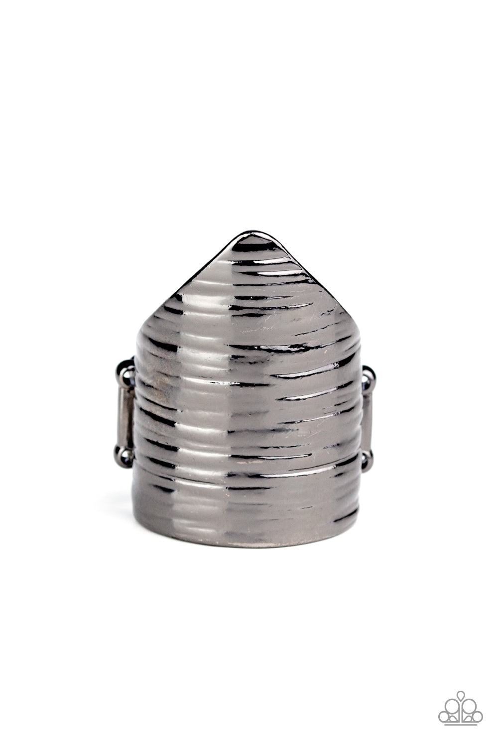 Make Your Mark - Black-Paparazzi Ring (R077)
