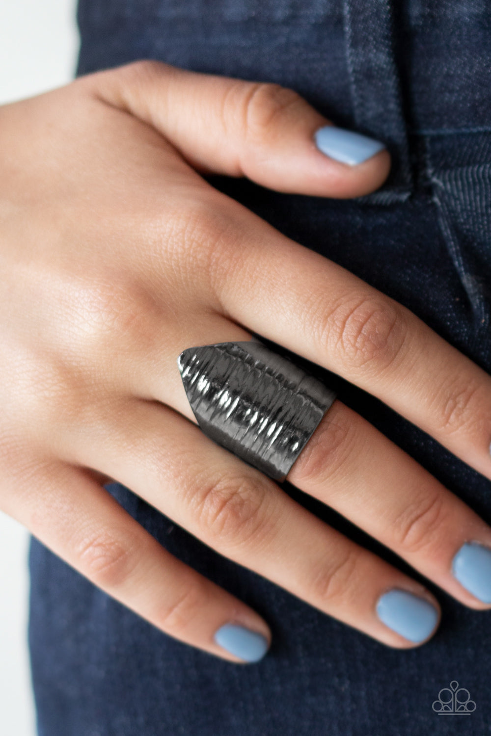 Make Your Mark - Black-Paparazzi Ring (R077)