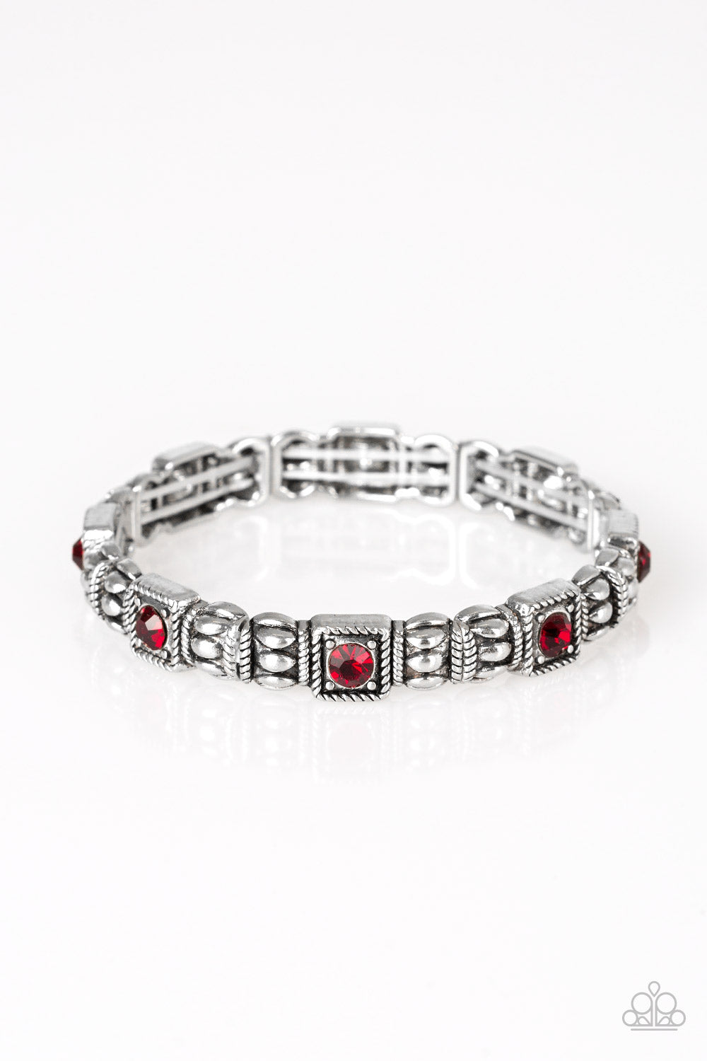Paparazzi Bracelet - Metro Marvelous - Red (#1821)