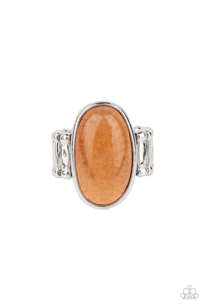 Mystical Mantra - Orange Paparazzi Ring (R237)