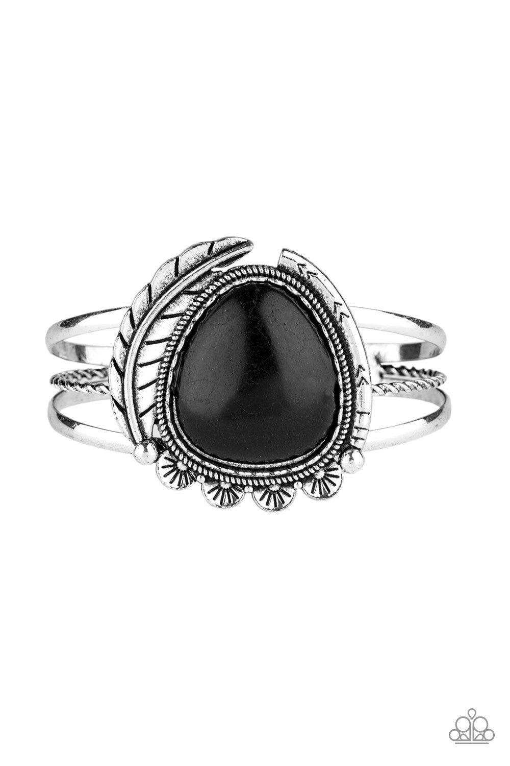 Paparazzi Cuff Bracelet - Natures Bounty - Black (PZ-161)