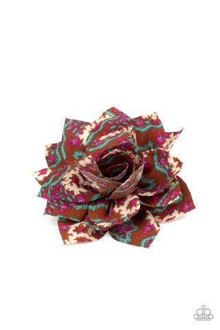 One Day At A SPRINGTIME - Brown-Paparazzi Hair Accessories (#1443)