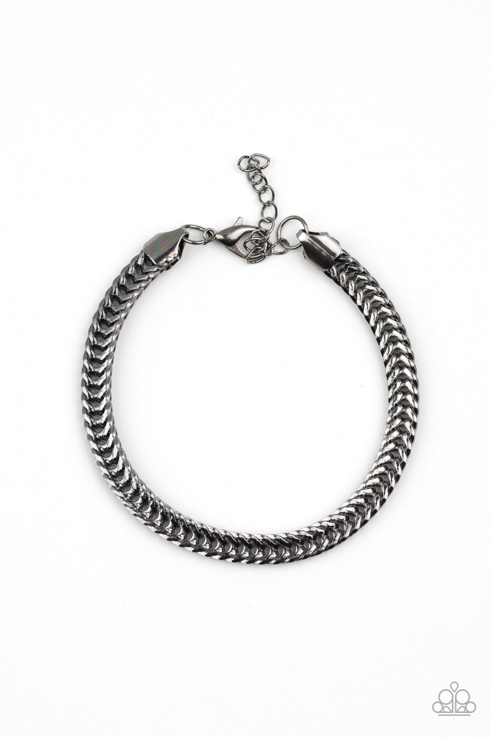 One-Two Knockout - Black Paparazzi Men's Bracelet