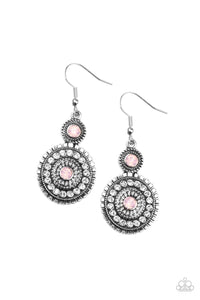 Opulent Outreach - Pink Paparazzi Earrings