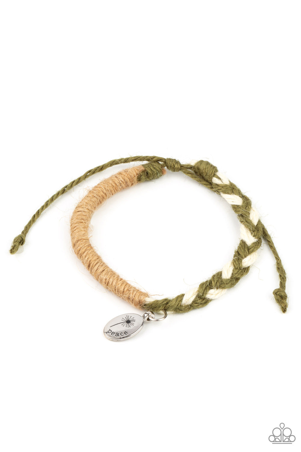 Perpetually Peaceful - Green Paparazzi Bracelet (#4281)