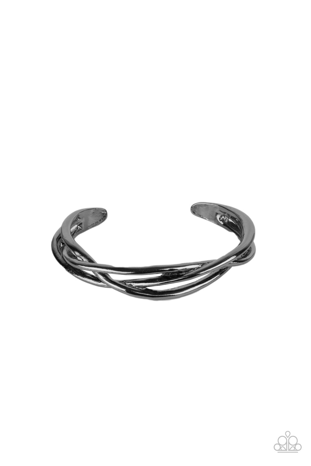 PLAIT Tectonics - Black Paparazzi Bracelet (PZ-043)