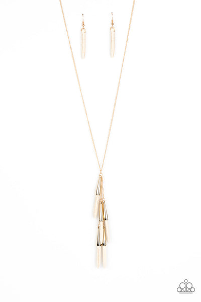 PRIMITIVE and Proper - White Paparazzi Necklace (PZ-603)