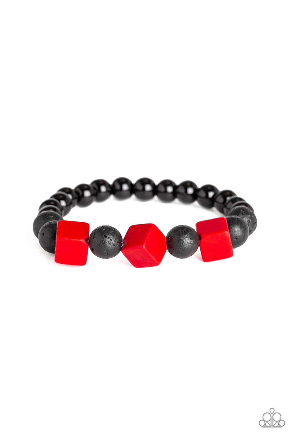 Purpose - Red-Paparazzi Bracelet (PZ-303)