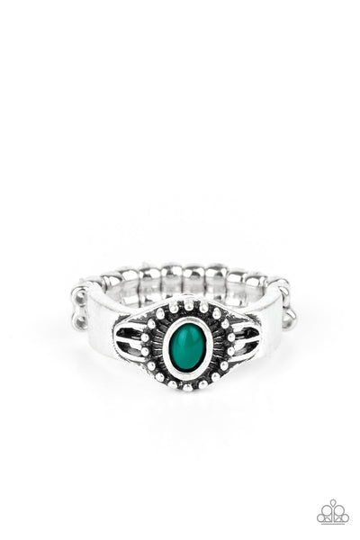 Right On TREK - Green Paparazzi Ring