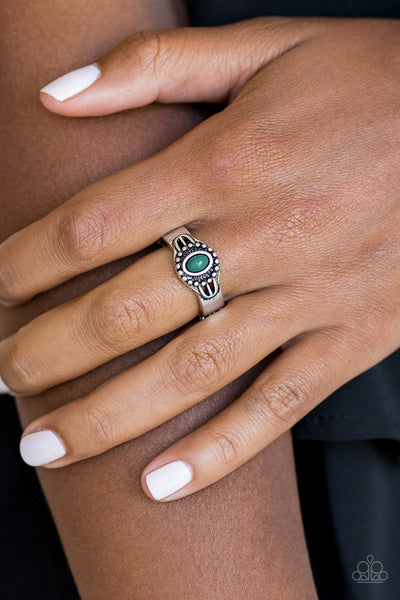 Right On TREK - Green Paparazzi Ring