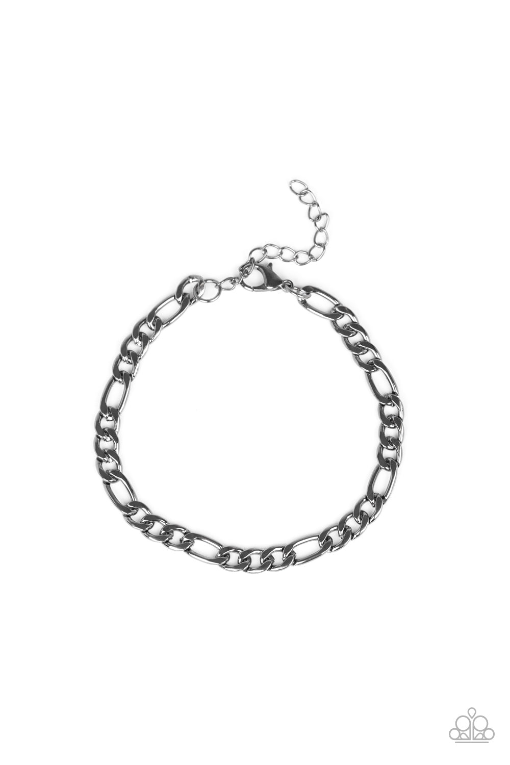 Roll Call - Black-Paparazzi Bracelet (PZ-1006)