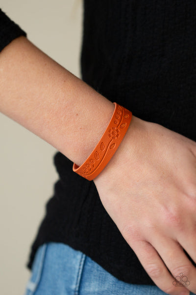 Rural Equinox - Orange Paparazzi Wrap Bracelet