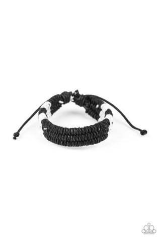 Paparazzi Urban Bracelet - Rural Rogue - Black (PZ-583)