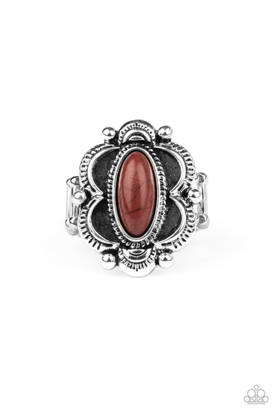 Sage Garden - Brown  Paparazzi Ring (R186)