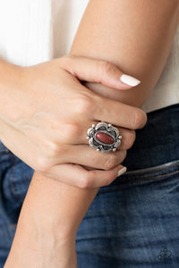 Sage Garden - Brown  Paparazzi Ring (R186)