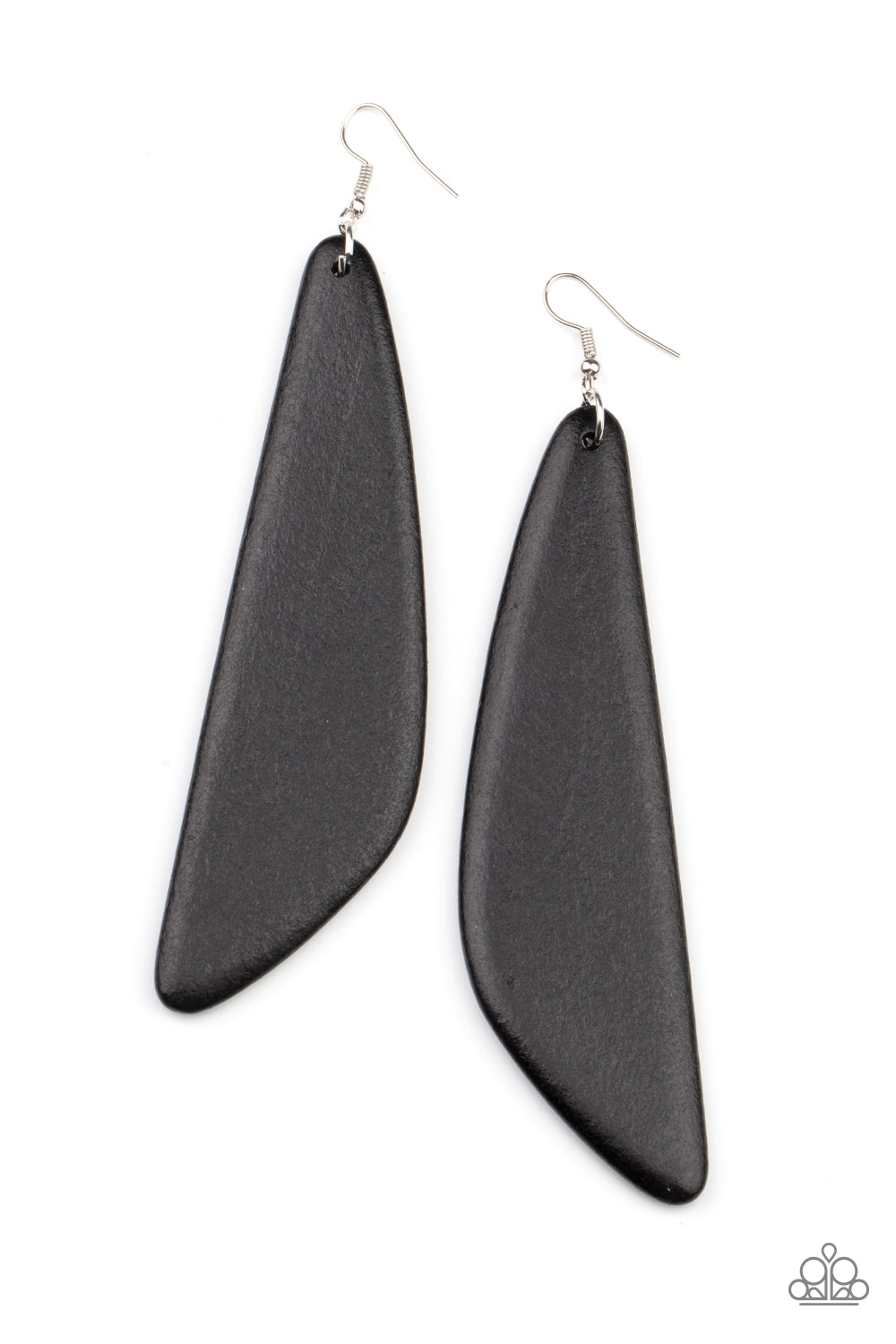 Scuba Dream - Black Paparazzi Earrings