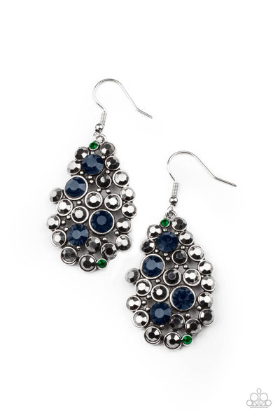 Smolder Effect - Multi Paparazzi Earrings (PZ-936)