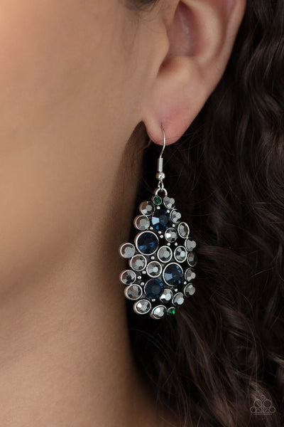 Smolder Effect - Multi Paparazzi Earrings (PZ-936)