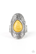 Paparazzi Ring - Southern Sage - Yellow (R140)