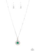 Springtime Twinkle - Green Paparazzi Necklace (PZ-5010)