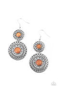 Sunny Sahara - Brown Paparazzi Earrings (PZ-1847)