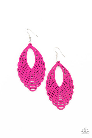 Tahiti Tankini - Pink Paparazzi Earrings (#4819)