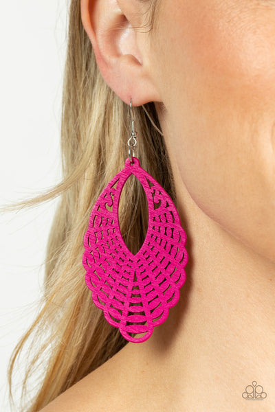 Tahiti Tankini - Pink Paparazzi Earrings (#4819)