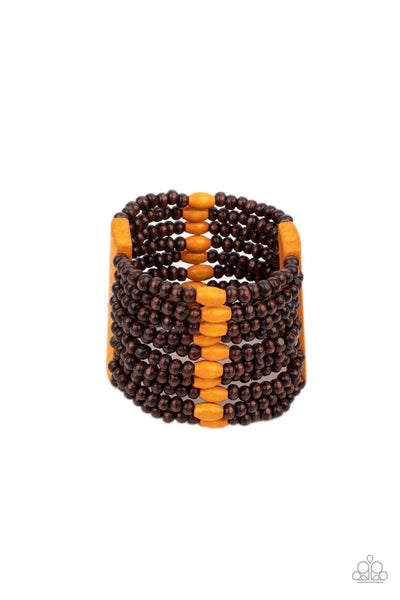 Tropical Trendsetter - Orange Paparazzi Bracelet