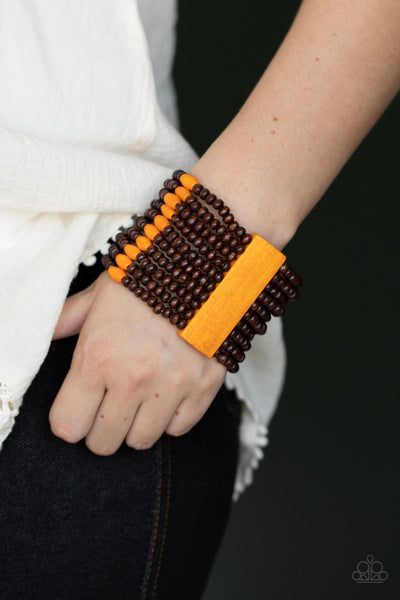 Tropical Trendsetter - Orange Paparazzi Bracelet