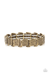 Urban Stackyard - Brass Paparazzi Bracelet (#4769)